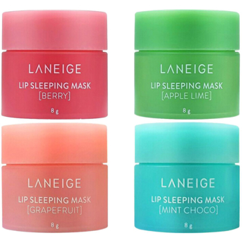 Набір нічних масок для губ Laneige, 32 г (4 шт. по 8 г) - Pampik