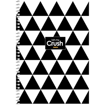 Тетрадь для записей Student А5, в клеточку, спираль, 80л., Треугольники (A5-SC-080-6089K) - Pampik