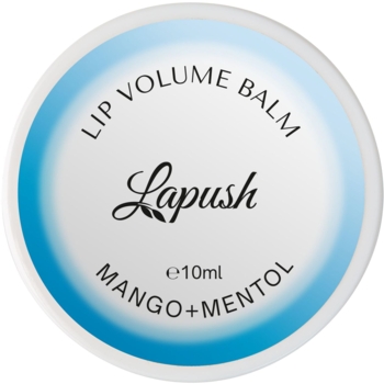 Бальзам для губ Lapush Mango + Mentol, з ефектом об’єму, 10 мл - Pampik