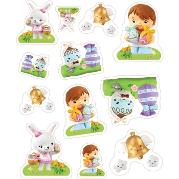 Книга з наліпками Богдан Наліпки для малят Великдень - Бомон Емілія, Беліно Наталя (978-966-10-6188-9) - Pampik - 4