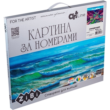 Картина за номерами ZiBi Art Line Кольоровий каньйон 40х50 см (ZB.64109) - Pampik - 2