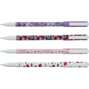 Ручка гелева ZiBi Пиши-стирай Kids Line 0.5 м в асортименті (ZB.2212-99) - Pampik - 2