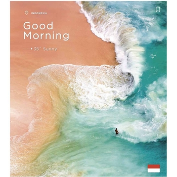 Зошит загальний Школярик Exotic morning, в клітинку, 96 аркушів, УФ-лак, 5 шт. (096-3216K) - Pampik - 4