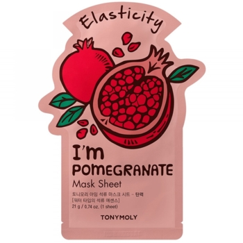 Маска тканинна для обличчя Tony Moly I’m Pomgranate Гранат, 21 мл - Pampik