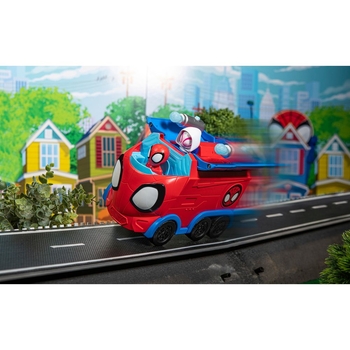 Машинка Spidey Deluxe Feature Vehicle Web Spinning Hauler Павутинний тягач (SNF0081) - Pampik - 9