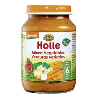 Пюре Holle Овочевий мікс, органічне, 190 г (32842) - Pampik