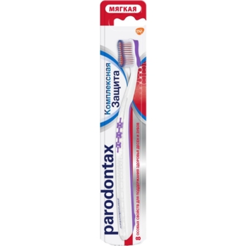 Зубна щітка Parodontax Комплексний Захист, м'яка, фіолетовий - Pampik