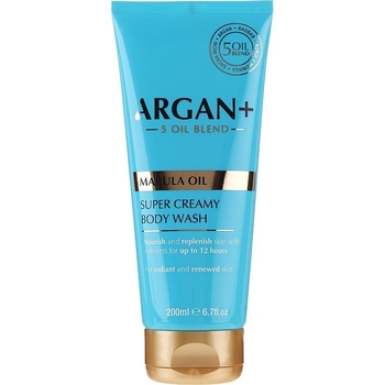 Крем-гель для душу Argan+ Moroccan Argan Oil Super Creamy 200 мл - Pampik