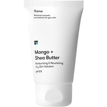 Крем для сухой кожи лица Sane, с маслом Манго и Ши, 40 мл - Pampik