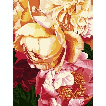 Картина за номерами Santi Аромат півонії, 40х50 см (954521) - Pampik