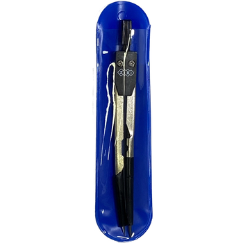 Циркуль ZiBi Smart Line в м'якому PVC чохлі чорний (ZB.5392) - Pampik