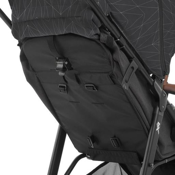 Коляска El Camino X4 ME 1024 Black Lines, черная (25430) - Pampik - 12