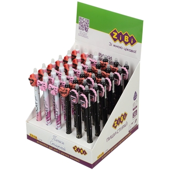 Ручка гелева ZiBi Пиши-стирай Fashion Kids Line 0.5 м в асортименті (ZB.2215-99) - Pampik - 3