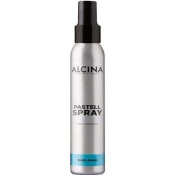 Тонирующий спрей для светлых волос Alcina Pastell Spray Blue-Jeans, голубой, 100 мл - Pampik