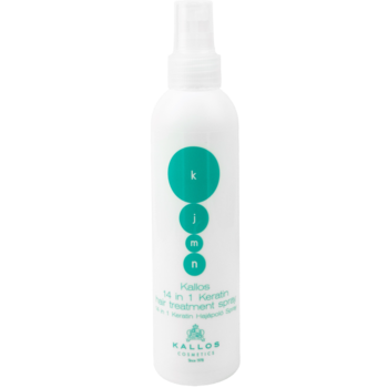 Спрей для волос Kallos Cosmetics KJMN 14в1 с кератином, 200 мл - Pampik