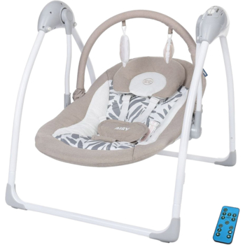 Качели El Camino Airy ME 1047L Beige Leaves, бежевые (25525) - Pampik