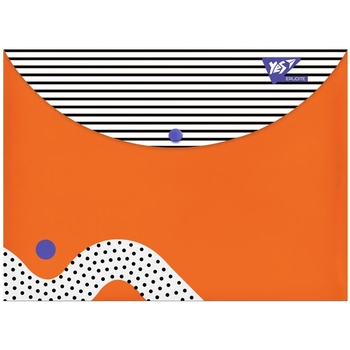 Папка-конверт Yes Erudite, A4, с кнопкой (491933) - Pampik