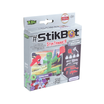 Игровой набор для анимационного творчества Stikbot StikTannica Карматопия (SB270G_UAKD) - Pampik - 3