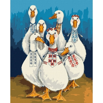 Набор для росписи по номерам Ідейка Биологическое оружие, 40х50 см (KHO4351) - Pampik