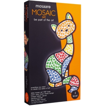 Стеклянная мозаика Mosaaro Кот (MA3002) - Pampik