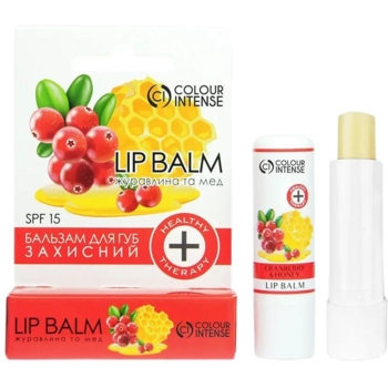 Бальзам для губ Colour Intense Healthy Therapy Защитный, 03 Клюква и Мед, 5 г - Pampik