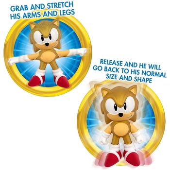 Фігурка, що розтягується Stretch Сонік золотий (123066) - Pampik - 2