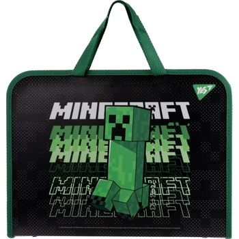 Папка-портфель Yes Minecraft, FC, на блискавці (492168) - Pampik