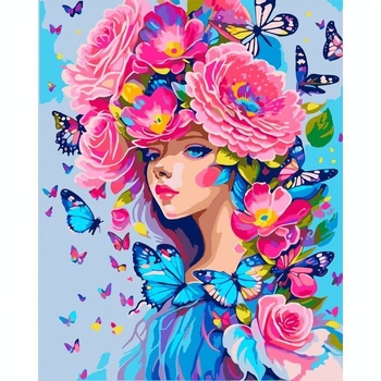 Картина за номерами Santi Квітуча краса, 40х50 см (954496) - Pampik