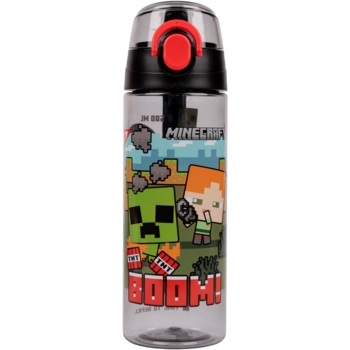 Бутылка для воды Yes Minecraft, 620 мл, серая (707948) - Pampik