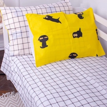 Простирадло MirSon Kids Time Бязь, 17-0572, Black Cat - Pampik