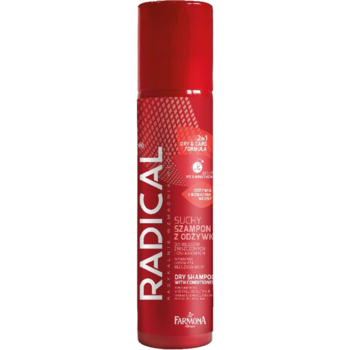 Сухий шампунь-кондиціонер Farmona Radical для пошкодженого та слабкого волосся, 180 мл - Pampik