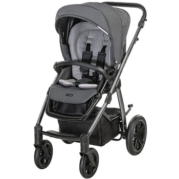 Коляска Espiro Husky XL 2022 203 Graphite, універсальна 2 в 1, графітова (205095) - Pampik - 3