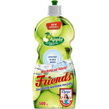 Засіб для миття посуду Friends Яблуко, 500 г - Pampik