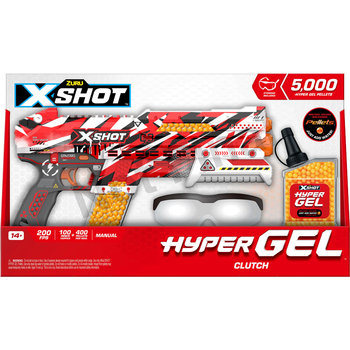 Скорострельный бластер Zuru X-Shot Hyper Gel small, 5000 гелевых шариков (36622R) - Pampik