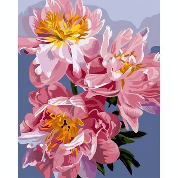 Картина за номерами Santi Вишукані півонії, 40х50 см (954429) - Pampik