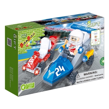 Конструктор BanBao Гонки, 68 элементов (8023) - Pampik