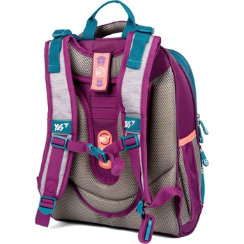 Рюкзак каркасний Yes H-12 Corgi, сиреневый с серым (559020) - Pampik - 3