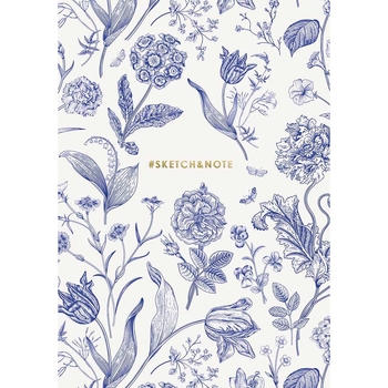 Зошит для ескізів Muse, А5, без лініювання, 64 арк., рослини (A5-3C-064-364) - Pampik