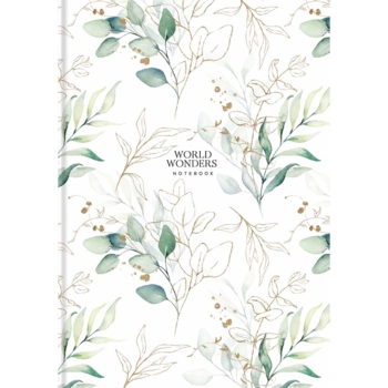 Зошит для записів MonAmi, А4, в лінійку, 80 аркушів, білий (A4-IC-080-779L) - Pampik