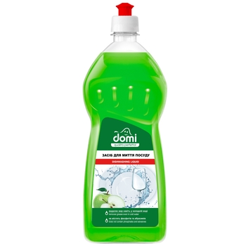 Засіб для миття посуду Domi Яблуко, 1 л (115) - Pampik
