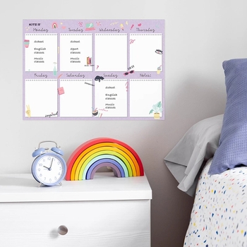 Планер настінний Kite Purple mood на тиждень сухостираємий А3 (K22-473-2) - Pampik - 4