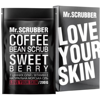 Кофейный скраб для тела Mr.Scrubber Sweet Berry 200 г - Pampik