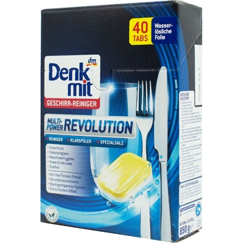 Таблетки для посудомийної машини Denkmit Multi-Power Revolution 40 шт. - Pampik - 2