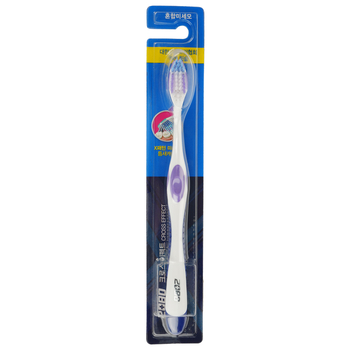 Зубна щітка Dental Clinic 2080 Cross Effect, фіолетовий (890499) - Pampik