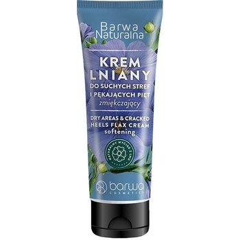 Крем для ніг Barwa Natural Пом'якшуючий з екстрактом льону, 75 мл - Pampik