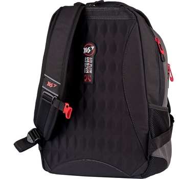Рюкзак Yes T-121 SubSurf Black and White, серый с черным (552530) - Pampik - 4