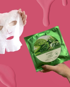 Маска для обличчя Bioaqua Soothing&Moisture Aloe Vera 92% Soothing Gel Face, 30 г - Pampik - 3