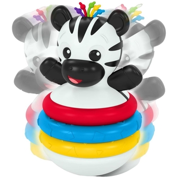 Іграшка-пірамідка розвиваюча Baby Einstein Stack & Wobble Zen Teether Toy (16709) - Pampik - 3