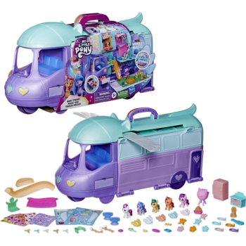 Игровой набор My Little Pony Playset Mini World Magic Mare Stream Buildable Trailer Camper Van (F7650) - Pampik
