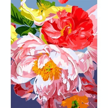 Картина за номерами Santi Чарівні півонії, 40х50 см (954428) - Pampik